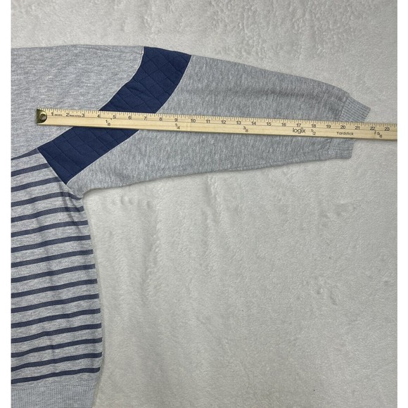 Vintage Pipeline Sports 90s Pullover Gray Crewneck Sweatshirt Size Medium - Picture 6 of 7